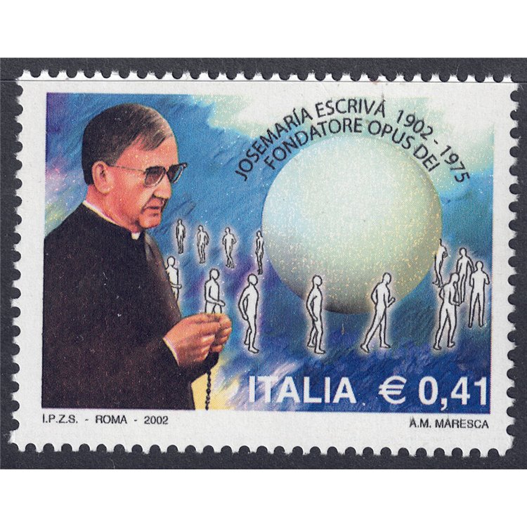 ITALY 2002 Josemaria Escrivà MNH**