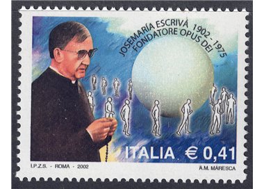 ITALY 2002 Josemaria Escrivà MNH**