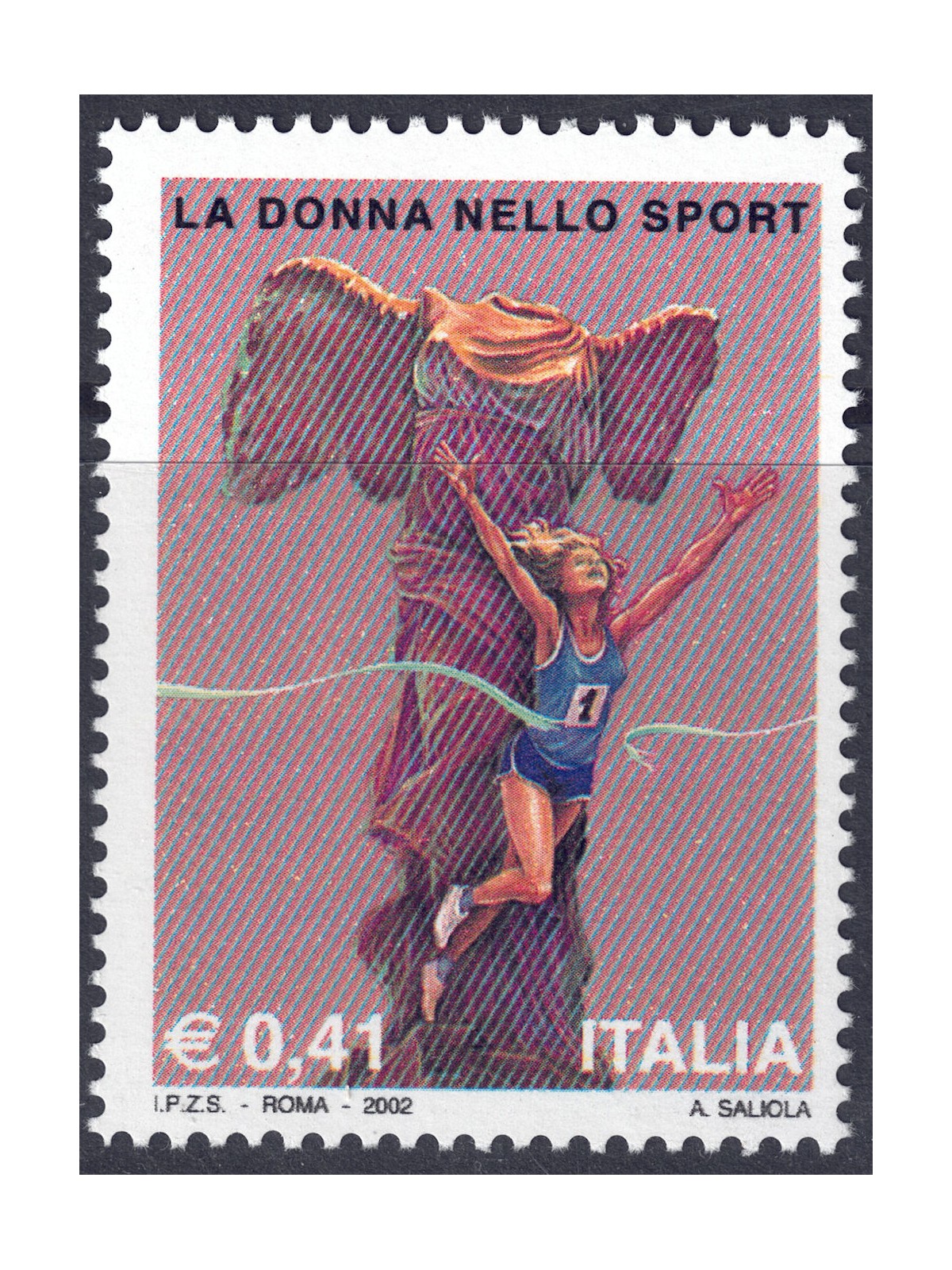 ITALIA 2002 La donna nello sport MNH**