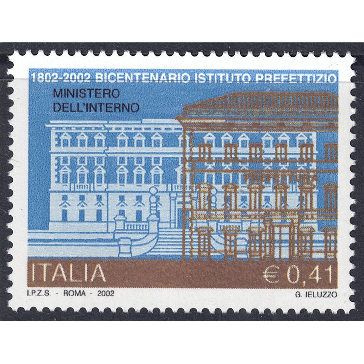 ITALY 2002 Ministry of the Interior MNH**