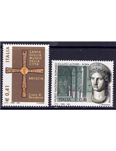 ITALY 2002 Italian Museums 2v MNH**