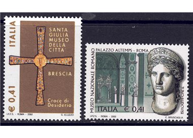 ITALY 2002 Italian Museums 2v MNH**