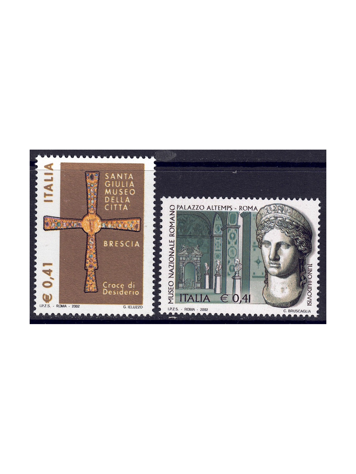 ITALY 2002 Italian Museums 2v MNH**