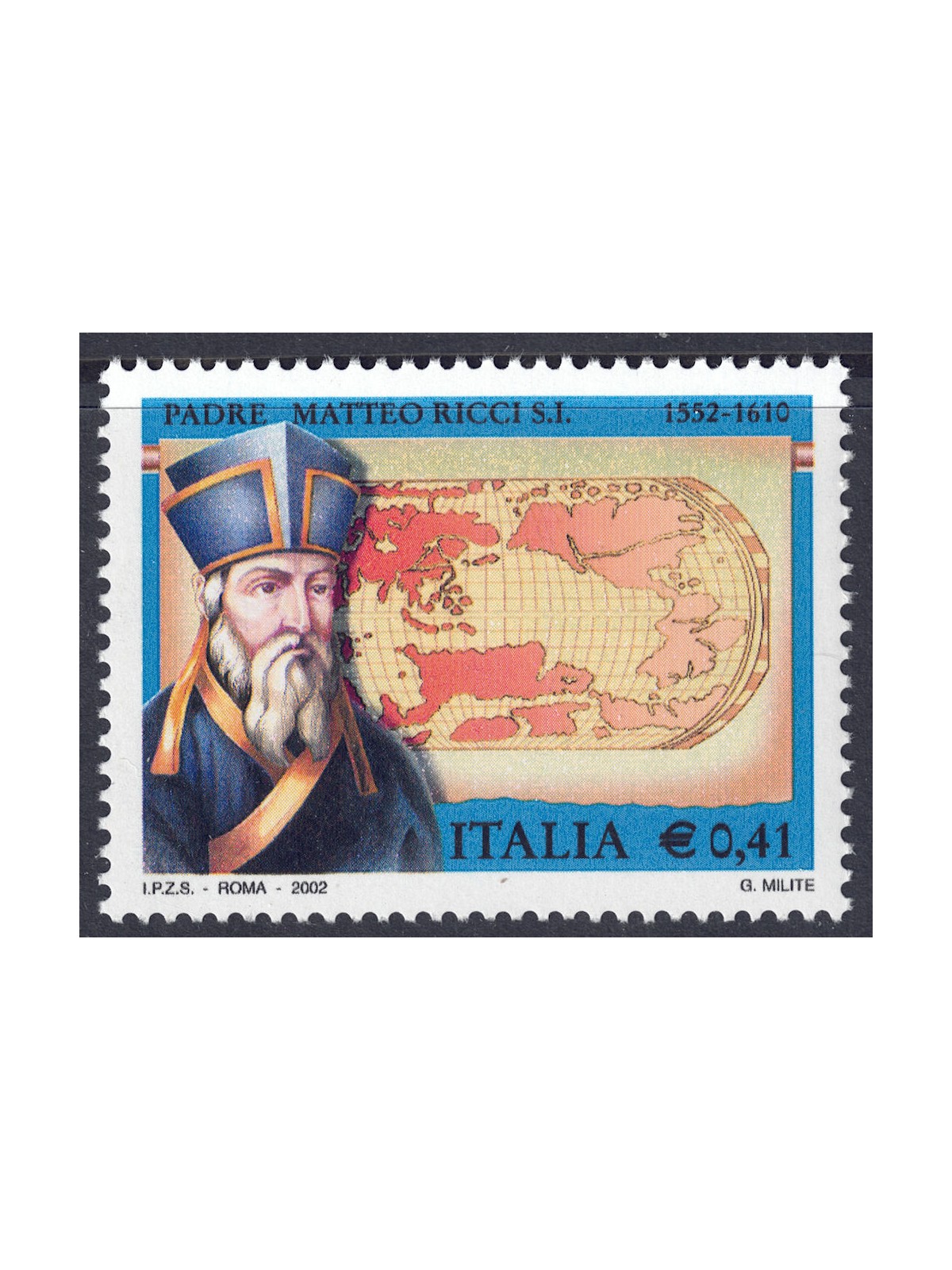 ITALY 2002 Father Matteo Ricci MNH**