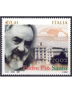 ITALIA 2002 Padre Pio MNH**