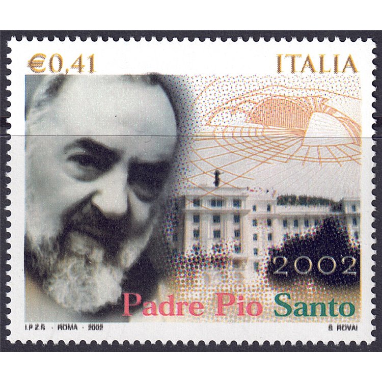 ITALY 2002 Padre Pio MNH**