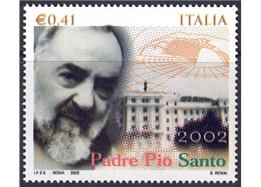ITALIA 2002 Padre Pio MNH**