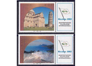 ITALY 2002 UNESCO World Heritage 2v MNH**