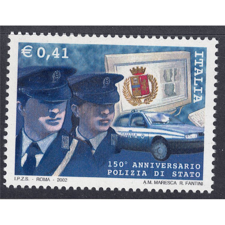 ITALIA 2002 Polizia di Stato MNH**