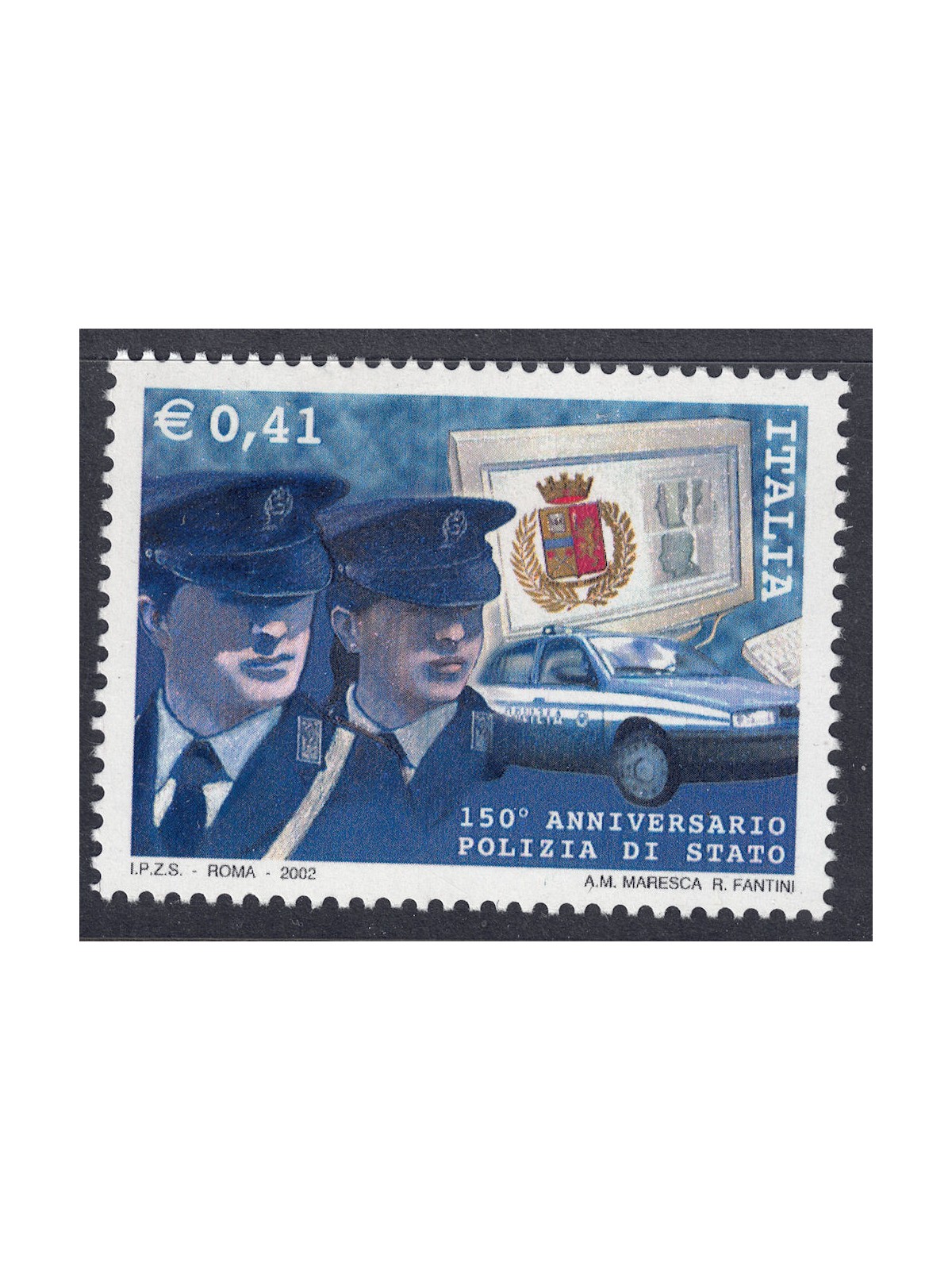ITALIA 2002 Polizia di Stato MNH**