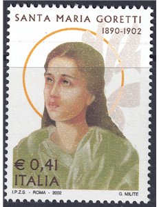 ITALY 2002 Santa Maria Goretti MNH**