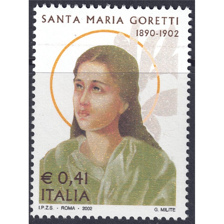 ITALY 2002 Santa Maria Goretti MNH**
