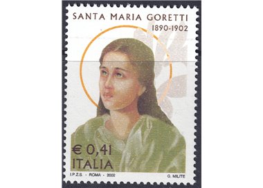 ITALY 2002 Santa Maria Goretti MNH**
