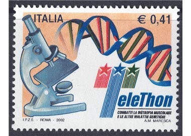 ITALIA 2002 Telethon MNH**
