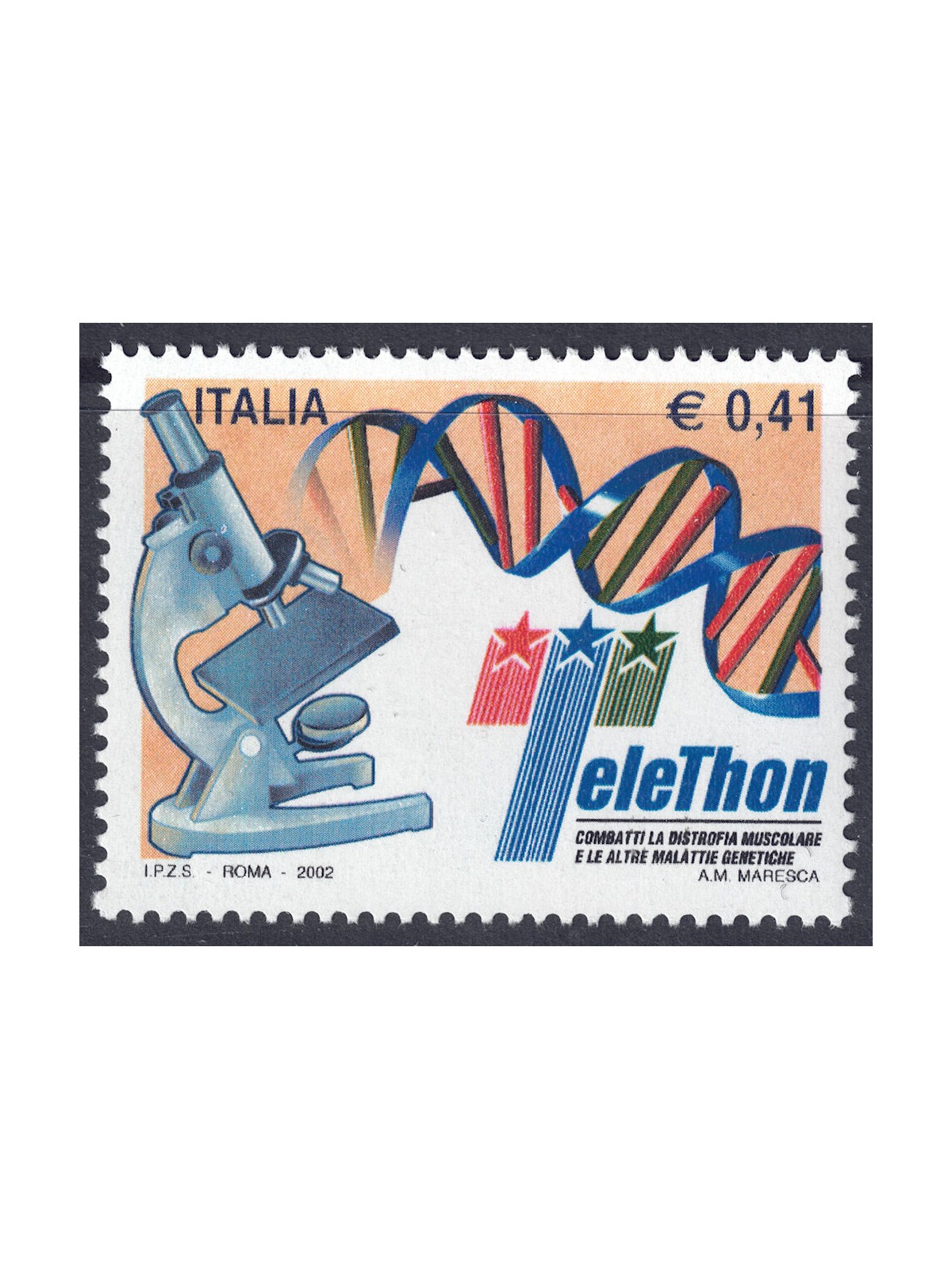 ITALIA 2002 Telethon MNH**