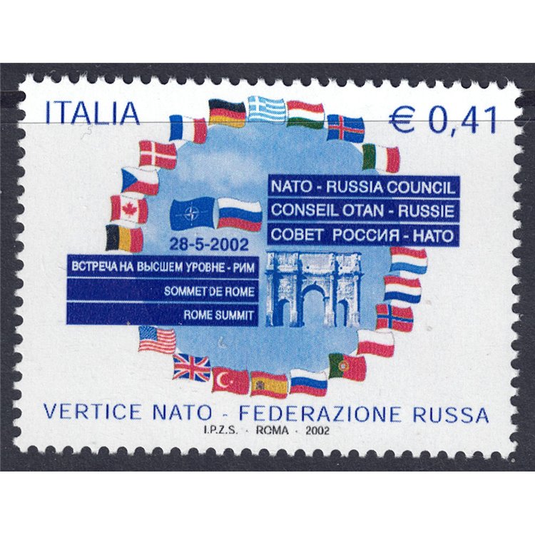 ITALY 2002 NATO-Russia Summit MNH**