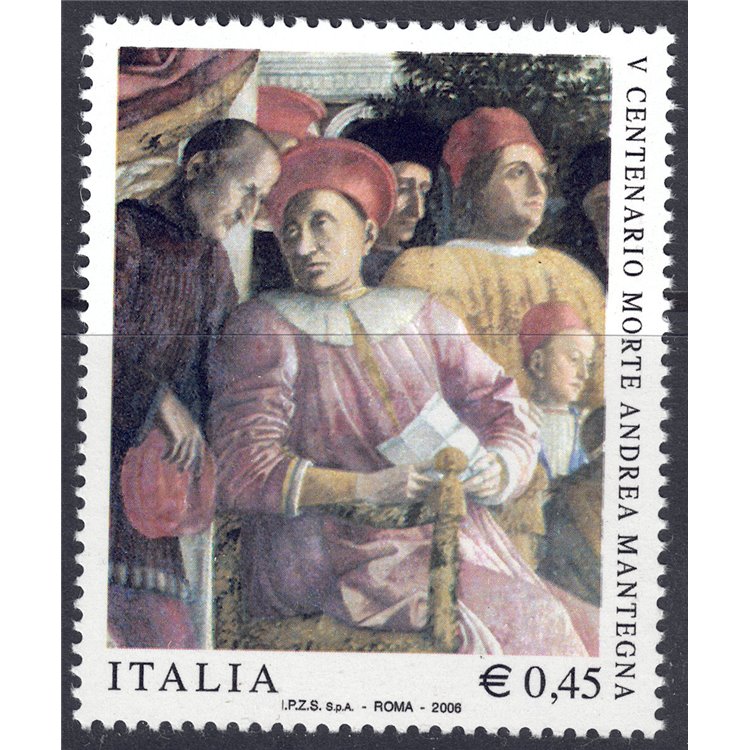 ITALIA 2006 Andrea Mantegna MNH**