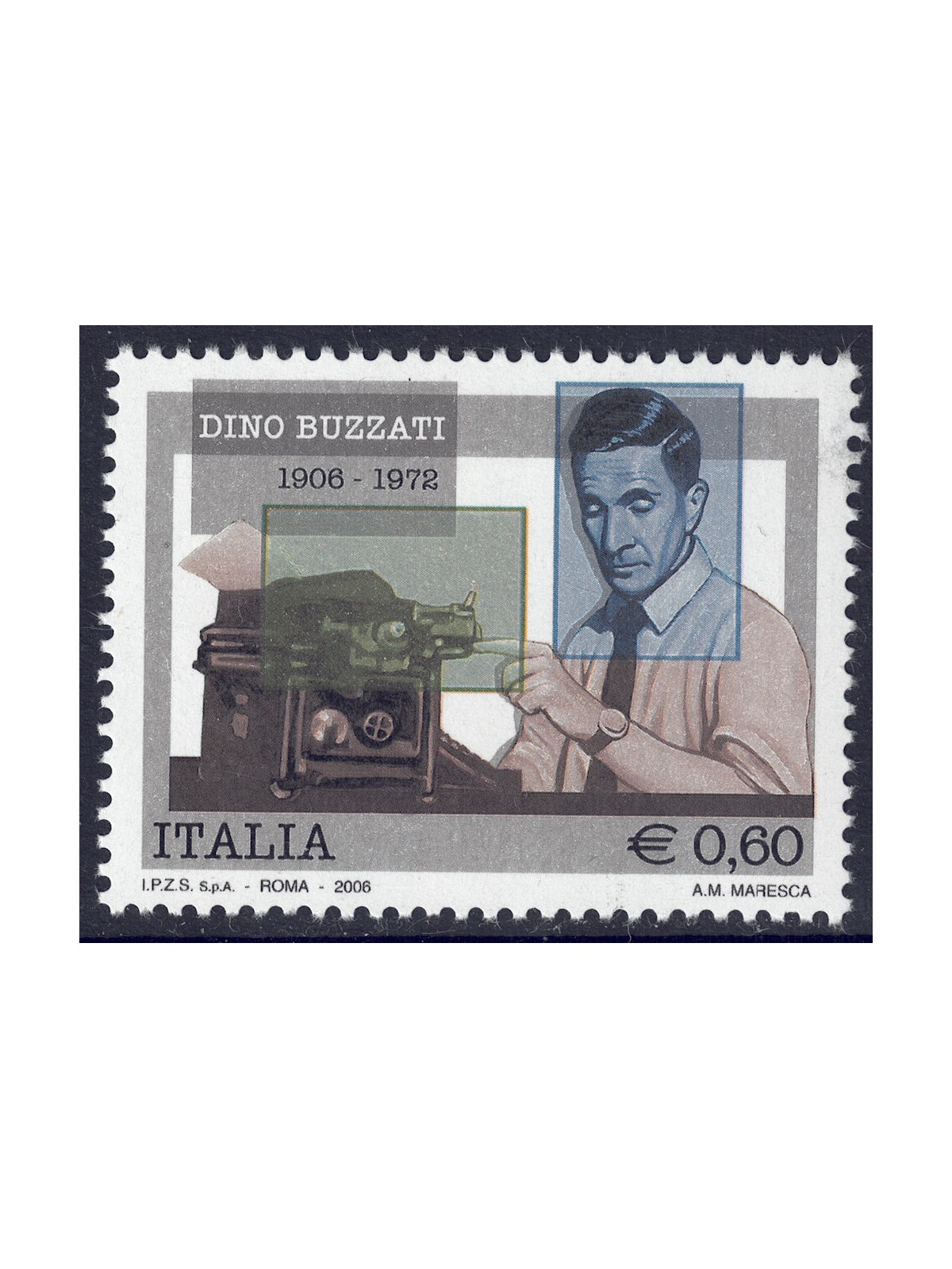 ITALIA 2006 Dino Buzzati MNH**