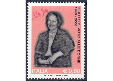 ITALY 2006 Women's Right to Vote MNH**