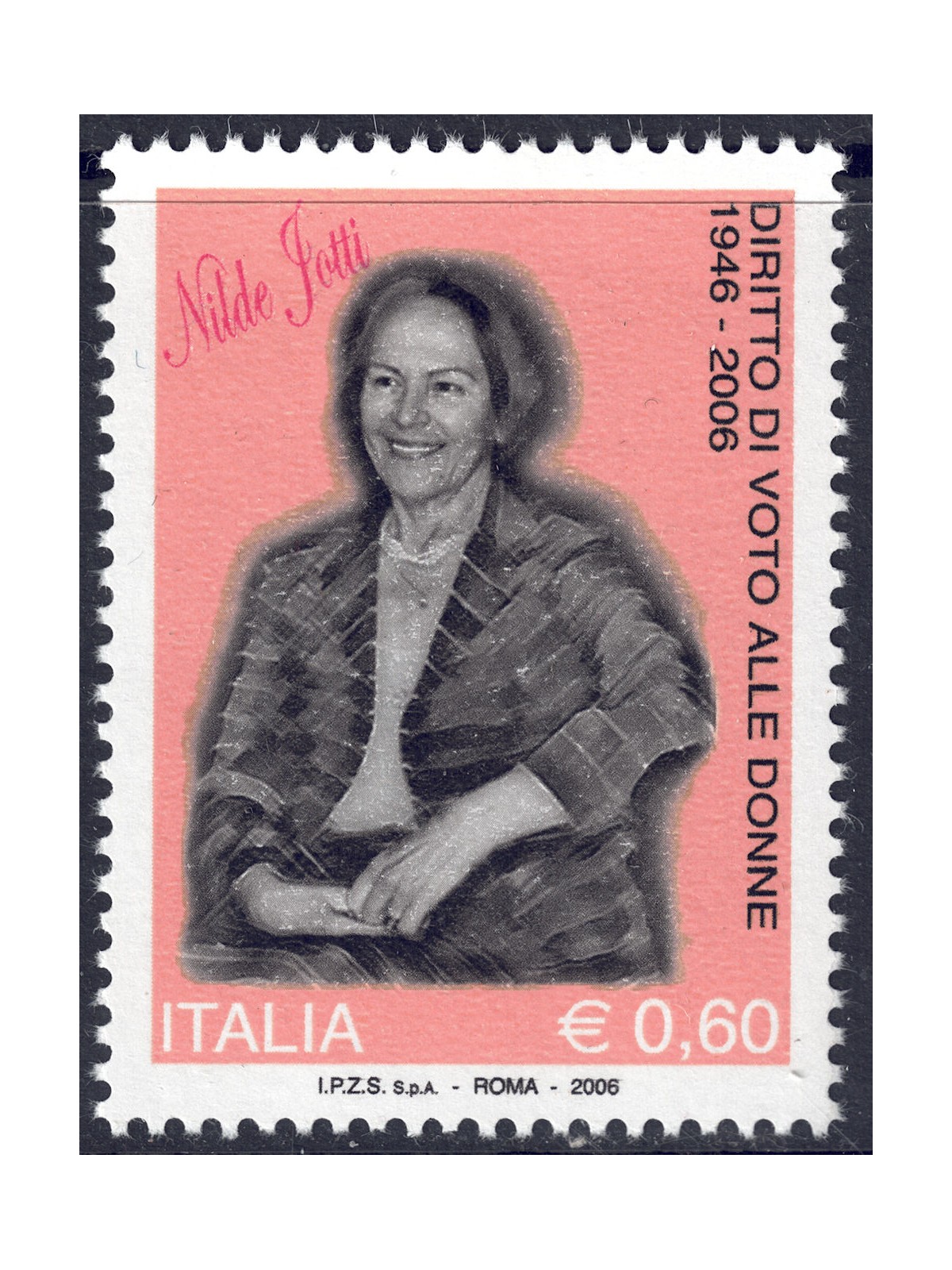 ITALY 2006 Women's Right to Vote MNH**