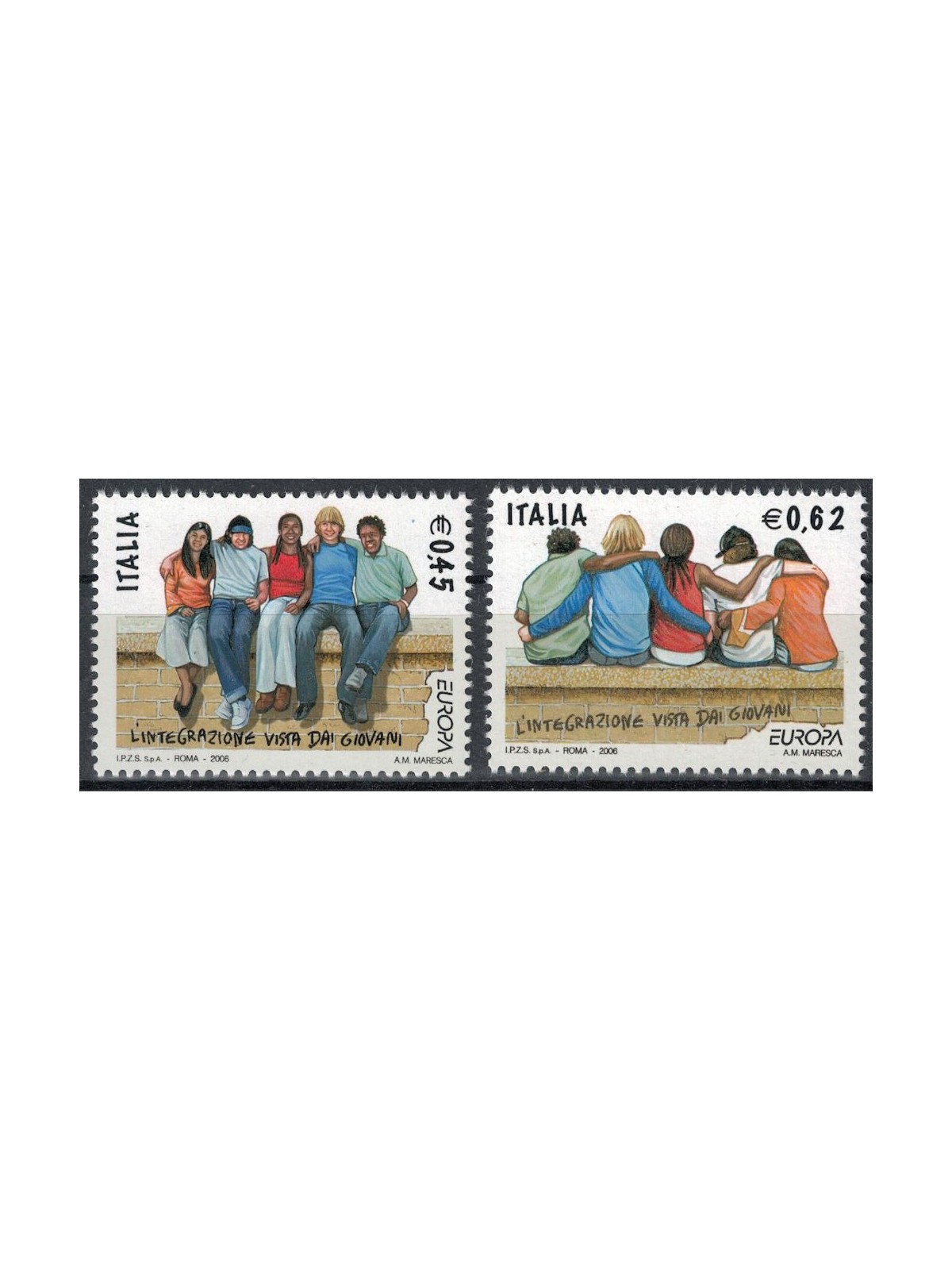 ITALY 2006 Europe 2v MNH**