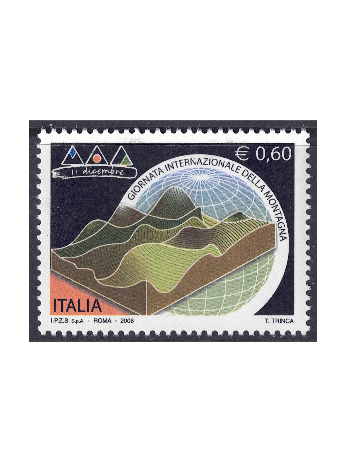 ITALIA 2006 Giornata della montagna MNH**
