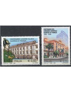 ITALY 2006 Guardia di Finanza 2v MNH**