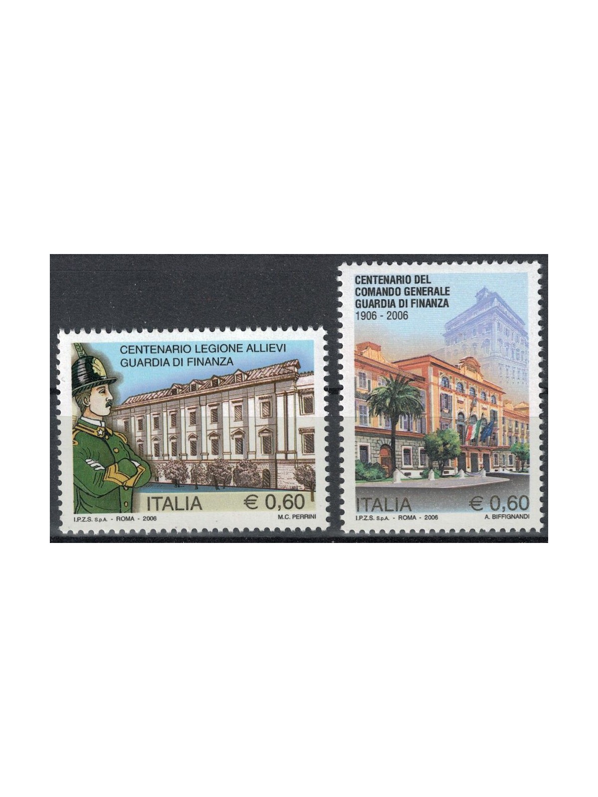 ITALY 2006 Guardia di Finanza 2v MNH**
