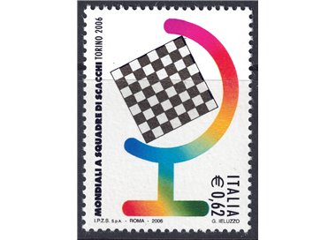 ITALIA 2006 Mondiali di scacchi MNH**