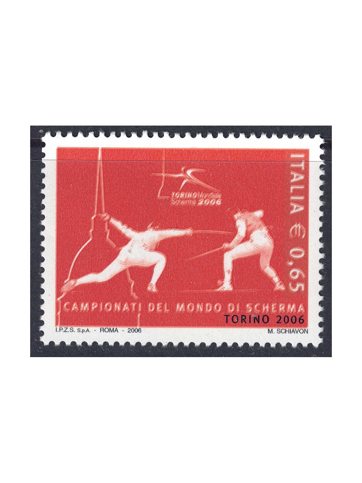 ITALY 2006 World Fencing Championships MNH**