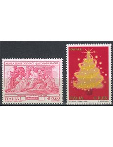 ITALIA 2006 Natale 2v MNH**