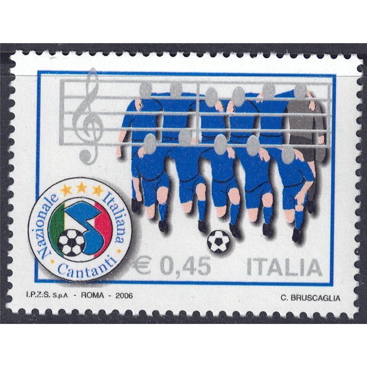 ITALIA 2006 Nazionale Cantanti MNH**