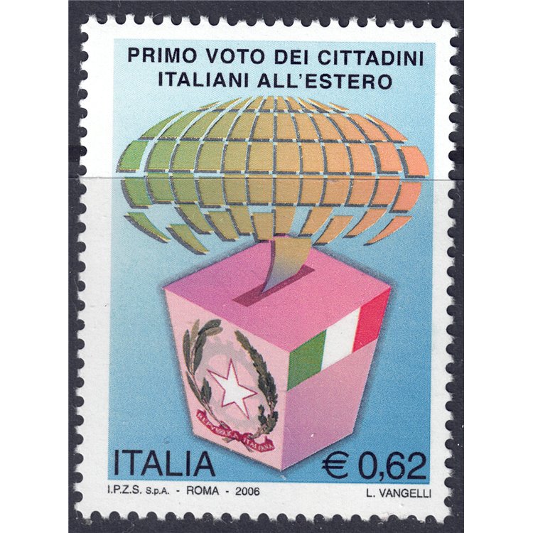 ITALY 2006 First vote for Italians abroad MNH**