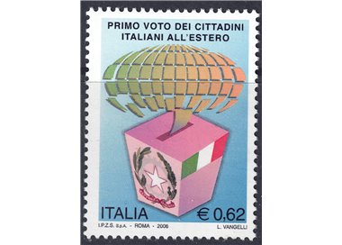ITALY 2006 First vote for Italians abroad MNH**