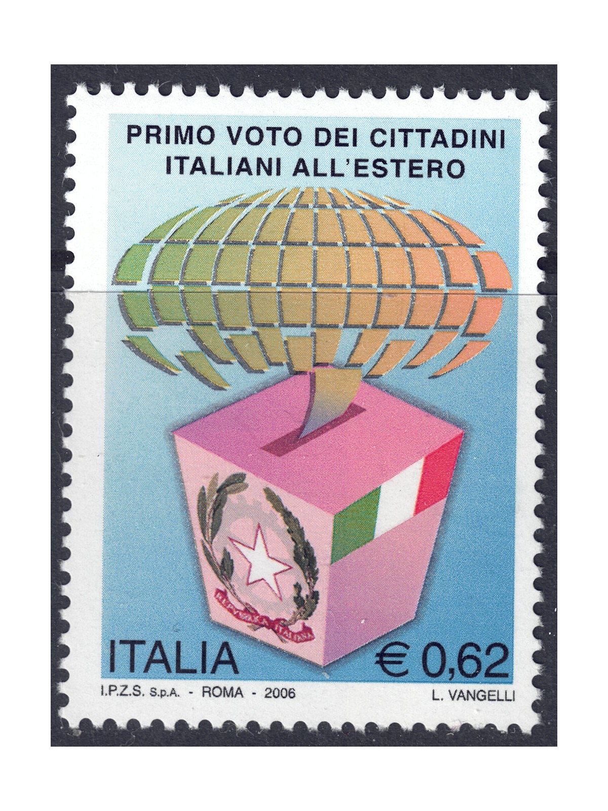 ITALY 2006 First vote for Italians abroad MNH**
