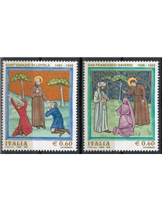 ITALIA 2006 Sant'Ignazio e San Francesco 2v MNH**