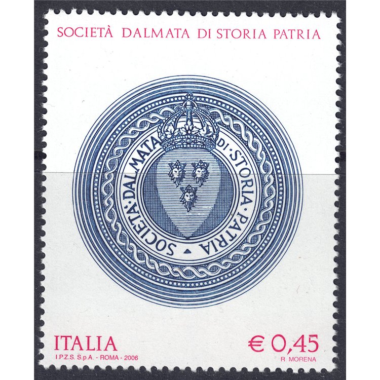 ITALIA 2006 Società Dalmata MNH**