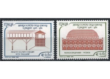 ITALY 2008 Andrea Palladio 2v MNH**