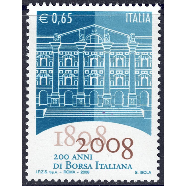 ITALY 2008 Italian Stock Exchange MNH**
