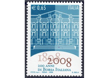 ITALY 2008 Italian Stock Exchange MNH**