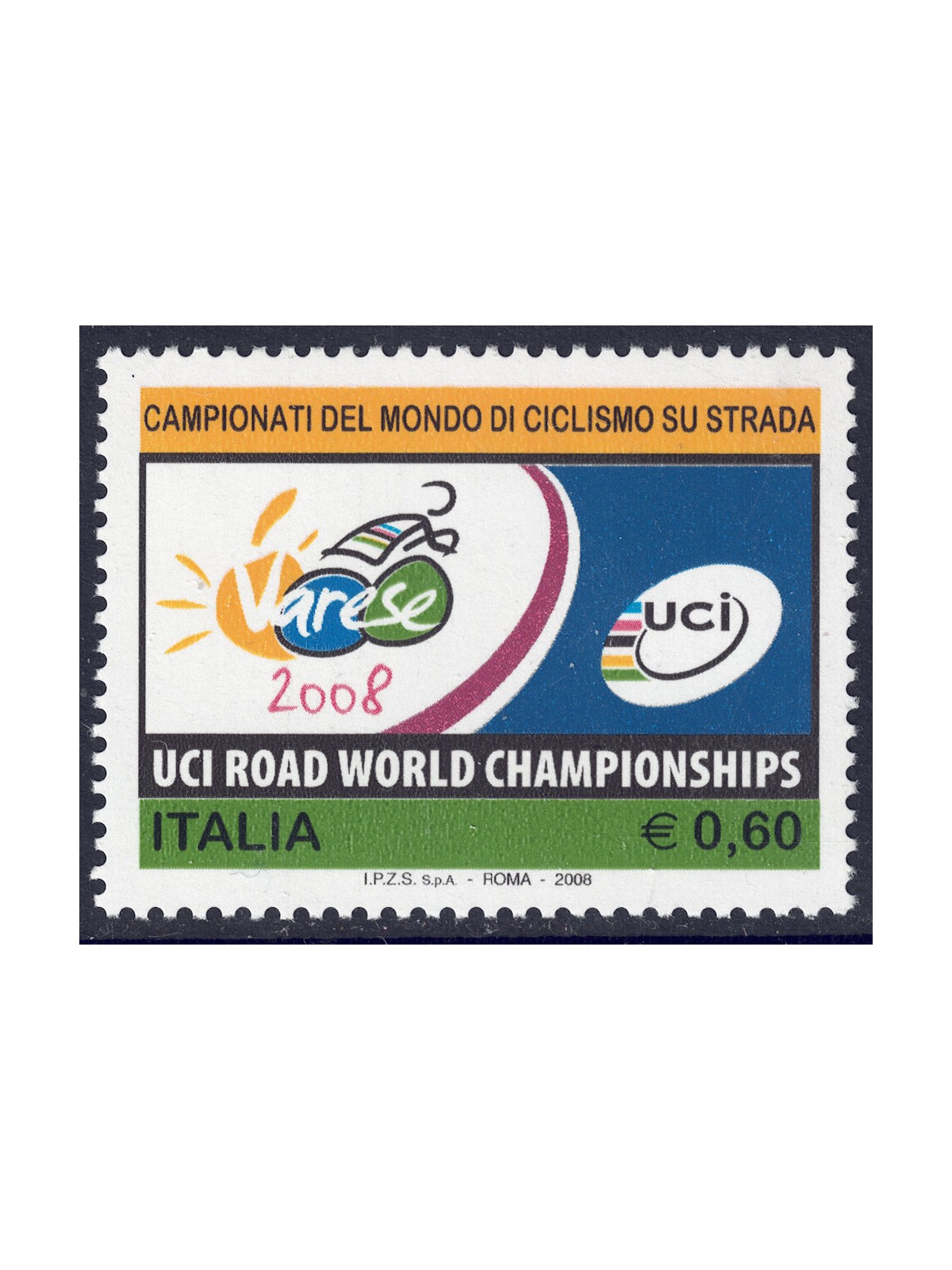 ITALY 2008 Road Cycling MNH**