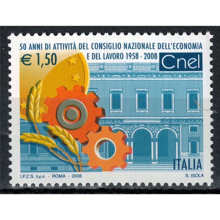 ITALIA 2008 Consiglio dell'Economia MNH**