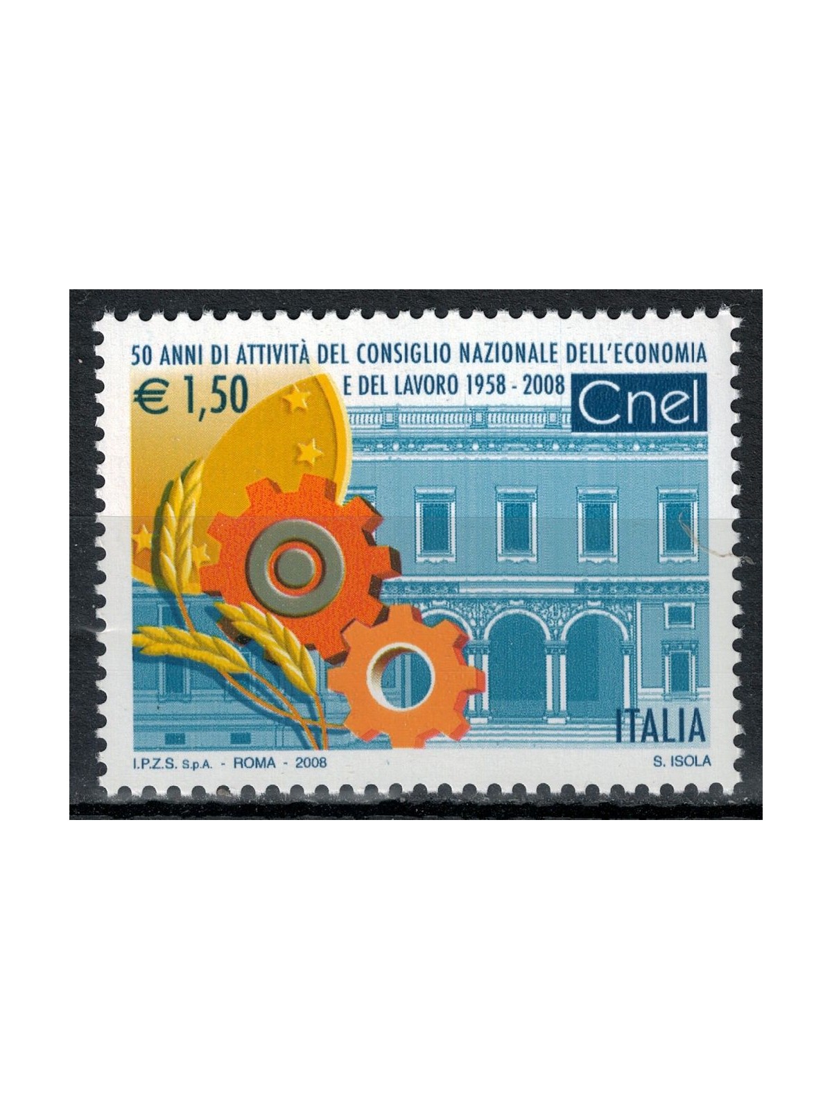 ITALIA 2008 Consiglio dell'Economia MNH**