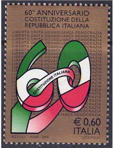 ITALIA 2008 Costituzione Italiana MNH**