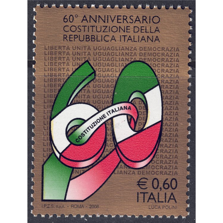 ITALY 2008 Italian Constitution MNH**
