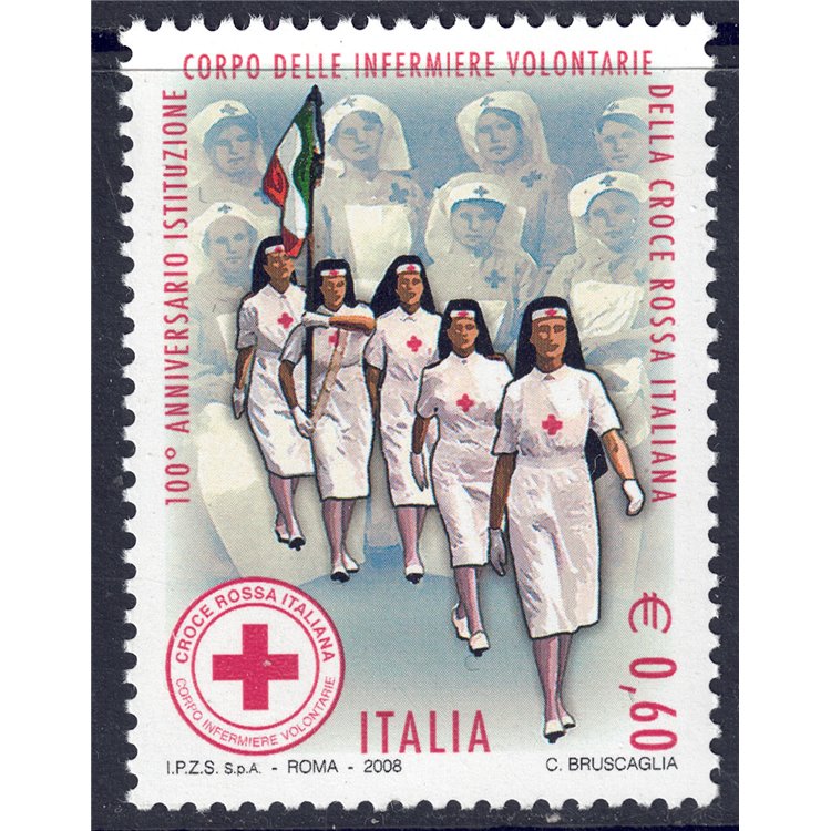 ITALY 2008 Red Cross MNH**