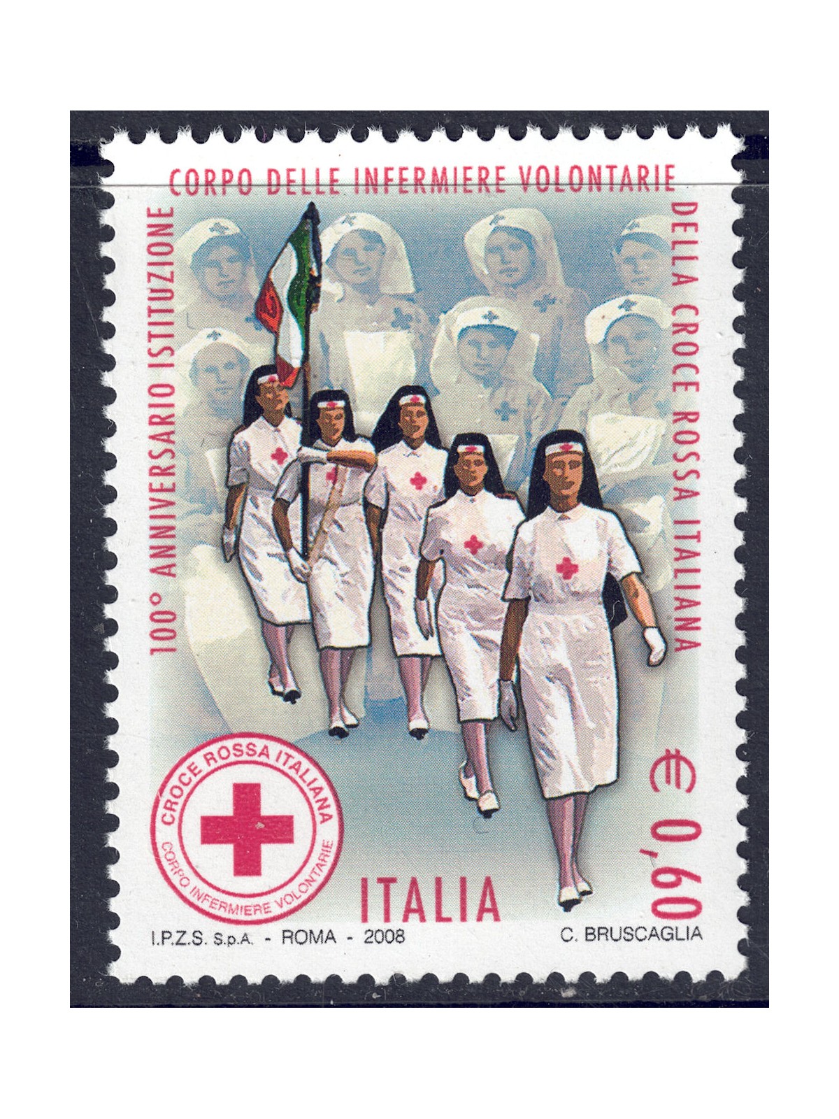 ITALY 2008 Red Cross MNH**