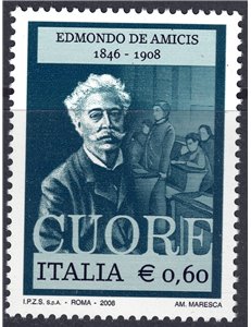 ITALY 2008 Edmondo de Amicis MNH**