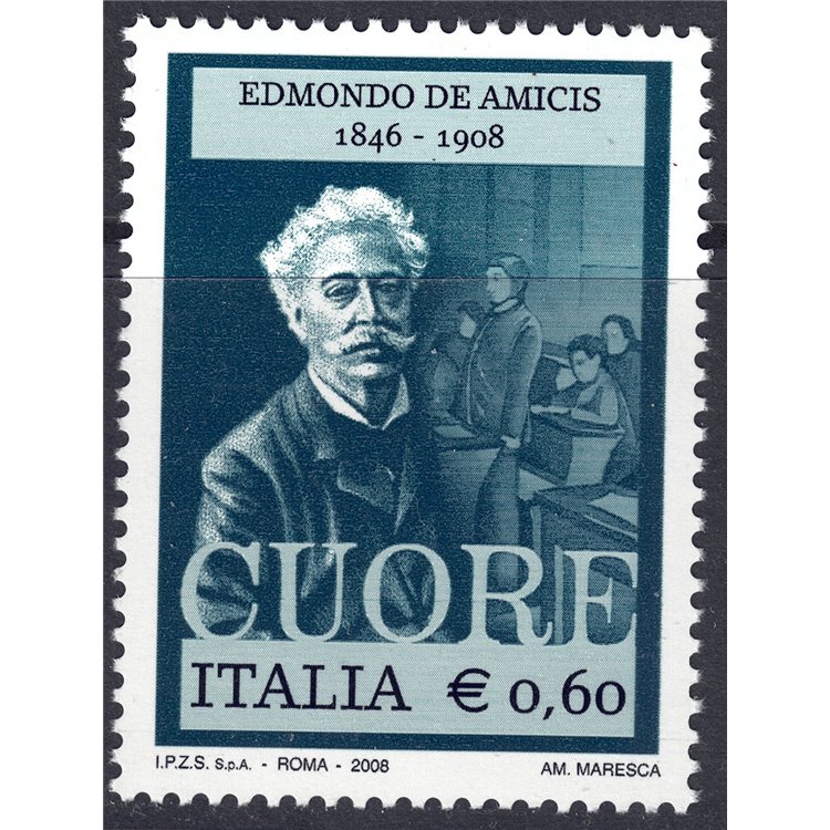 ITALY 2008 Edmondo de Amicis MNH**