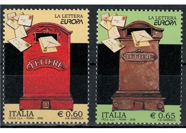 ITALIA 2008 Europa 2v MNH**